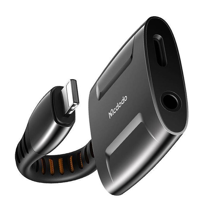 Jack Aux 3.5Mm, Mcdodo Adapter (Czarny) Lightning Lightning Ca-6340