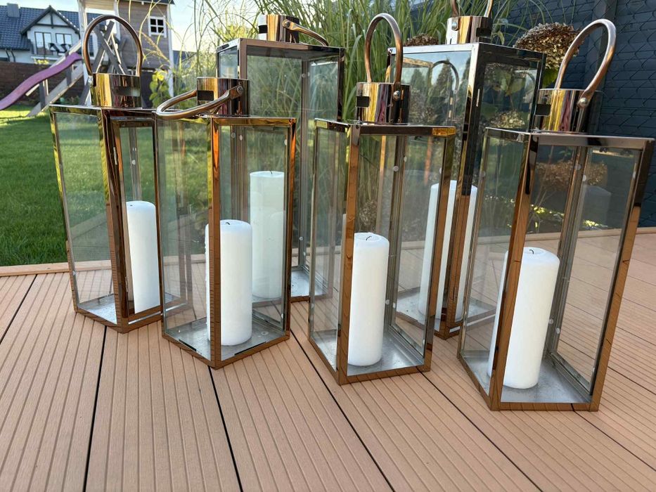 Latarenka lampion na taras do ogrodu Halloween świece Barcelona