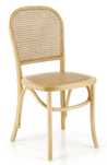 Krzesło klasyczne drewniane K502 rattan naturalny