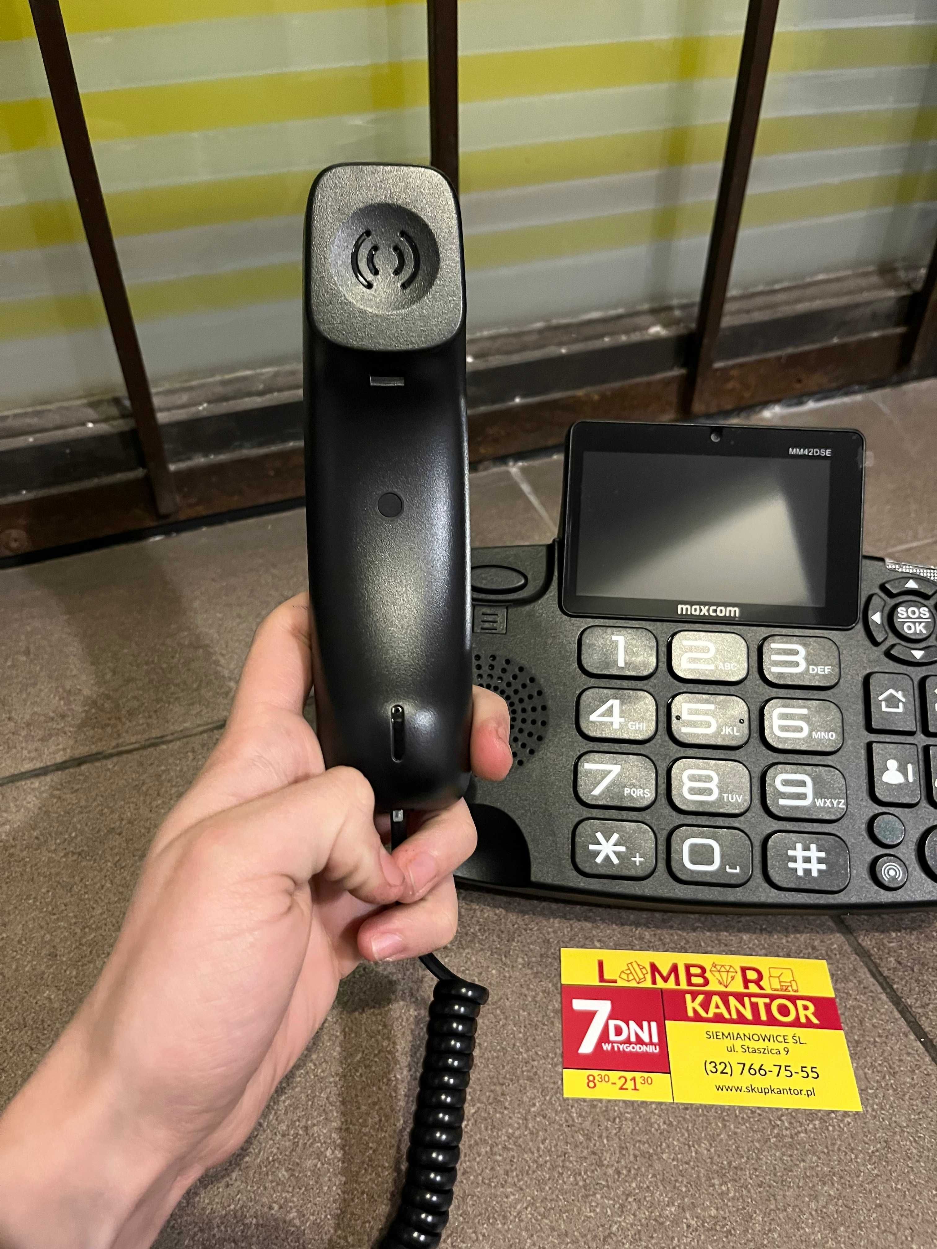 [1312/25] Telefon Stacjonarny MaxCom MM42d SE