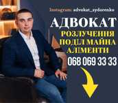 Адвокат у сімейних справах (розлучення, аліменти, поділ майна).