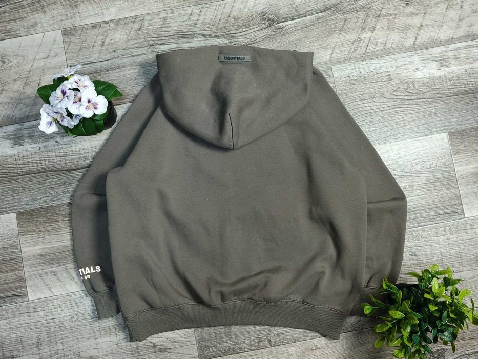 ESSENTIALS оверсайз худі чоловіче хакі бавовна М