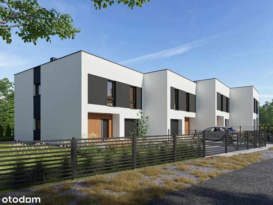 Nowoczesny dom 131 m² z garażem i ogrodem