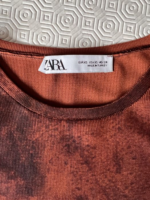 Top tijolo / terracota Zara