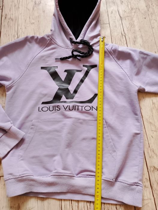 Liliowa bluza z kapturem Louis Vuitton r.XS