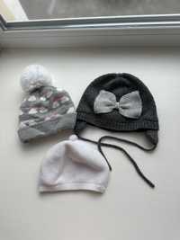 Детские шапки шапочки для новорожденных 0-6