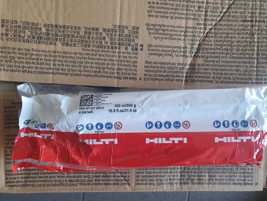 Kotwa chemiczna Hilti HIT-HY 200-A 500ml żywica dwuskładnikowa klej