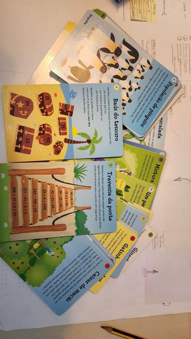 Edicare -  Cartas Atividades quebra cabeças com números