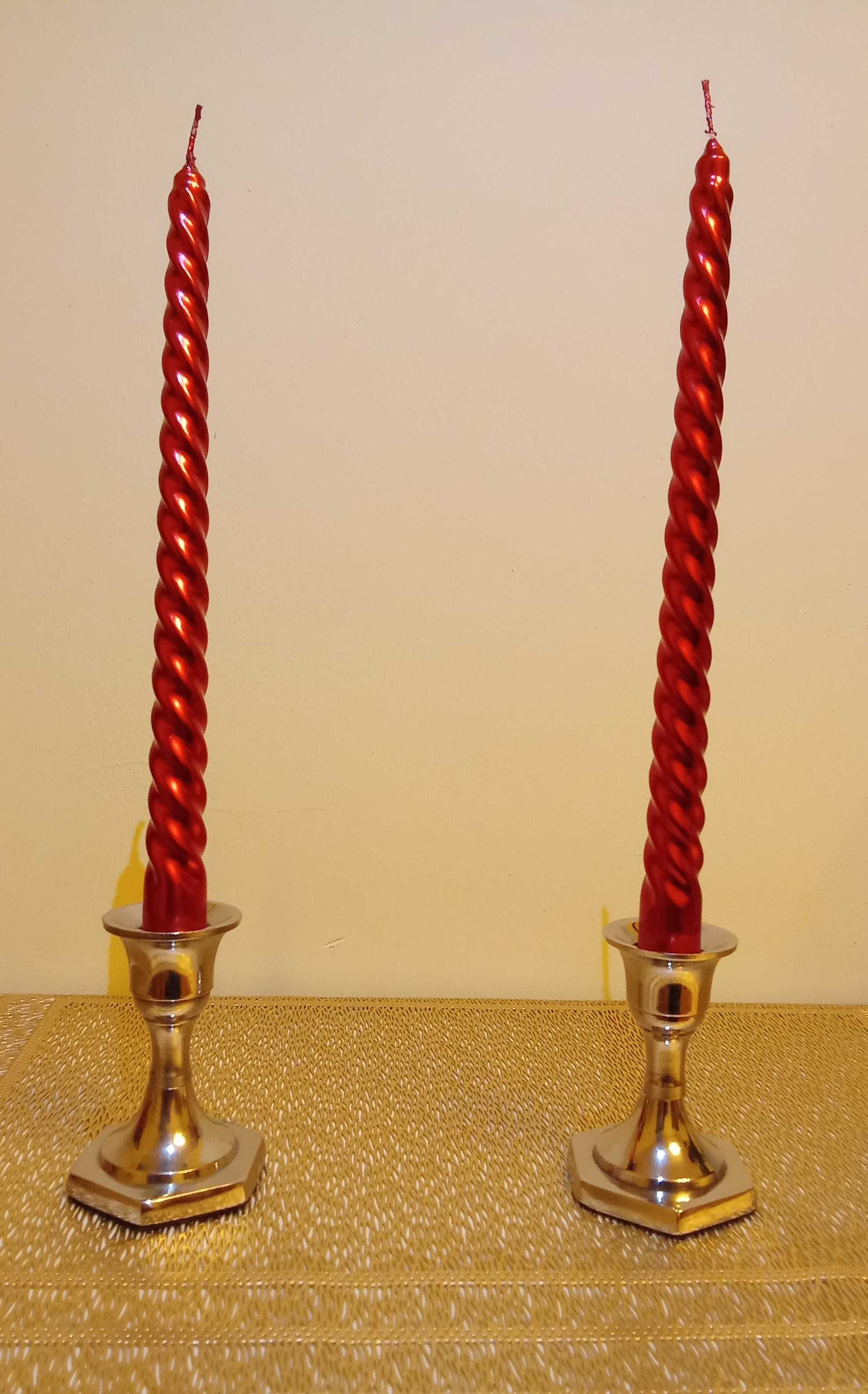 Vela Vermelha para decoração e iluninação