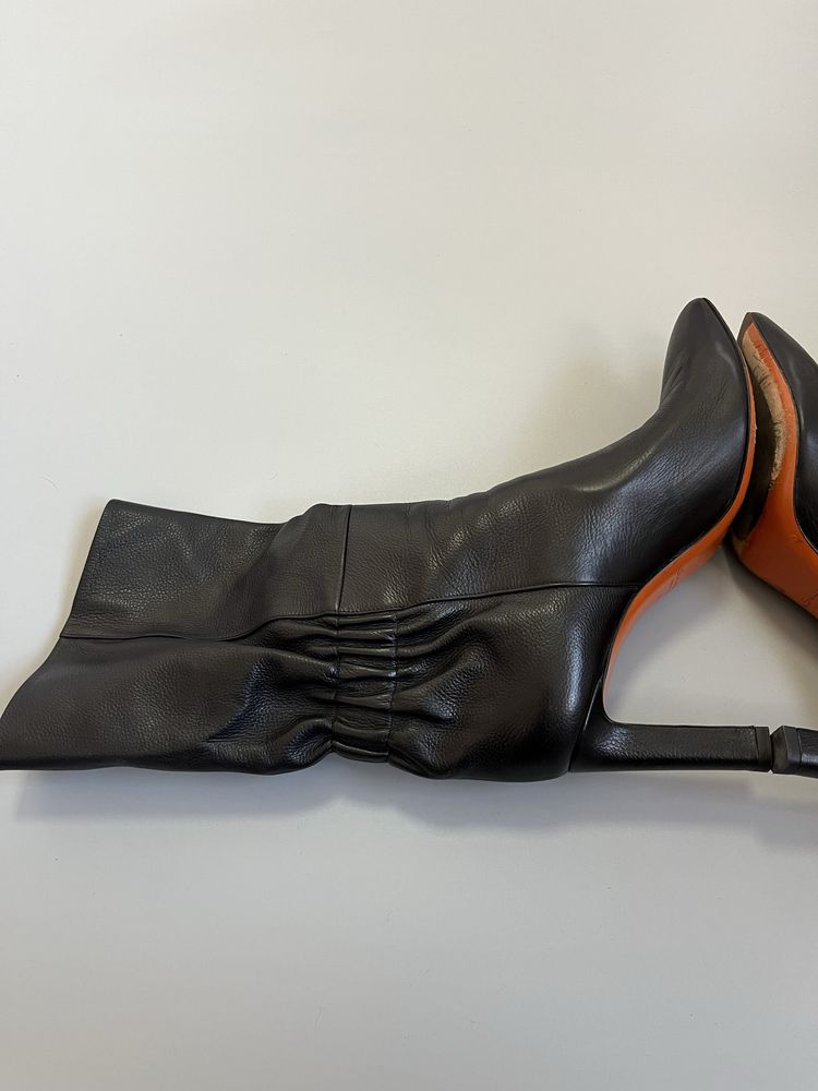 Сапоги Santoni Sant Leather Ysl Loro Piana 41(26cm)