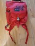 Plecak czerwony wys 42cm szer 32cm