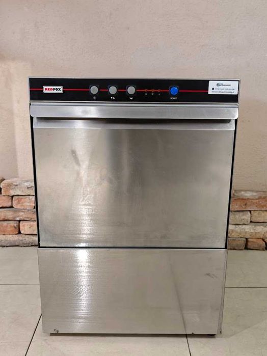 Zmywarko-wyparzarka REDFOX QQ50TPL po serwisie | Pompy chemii | 50x50