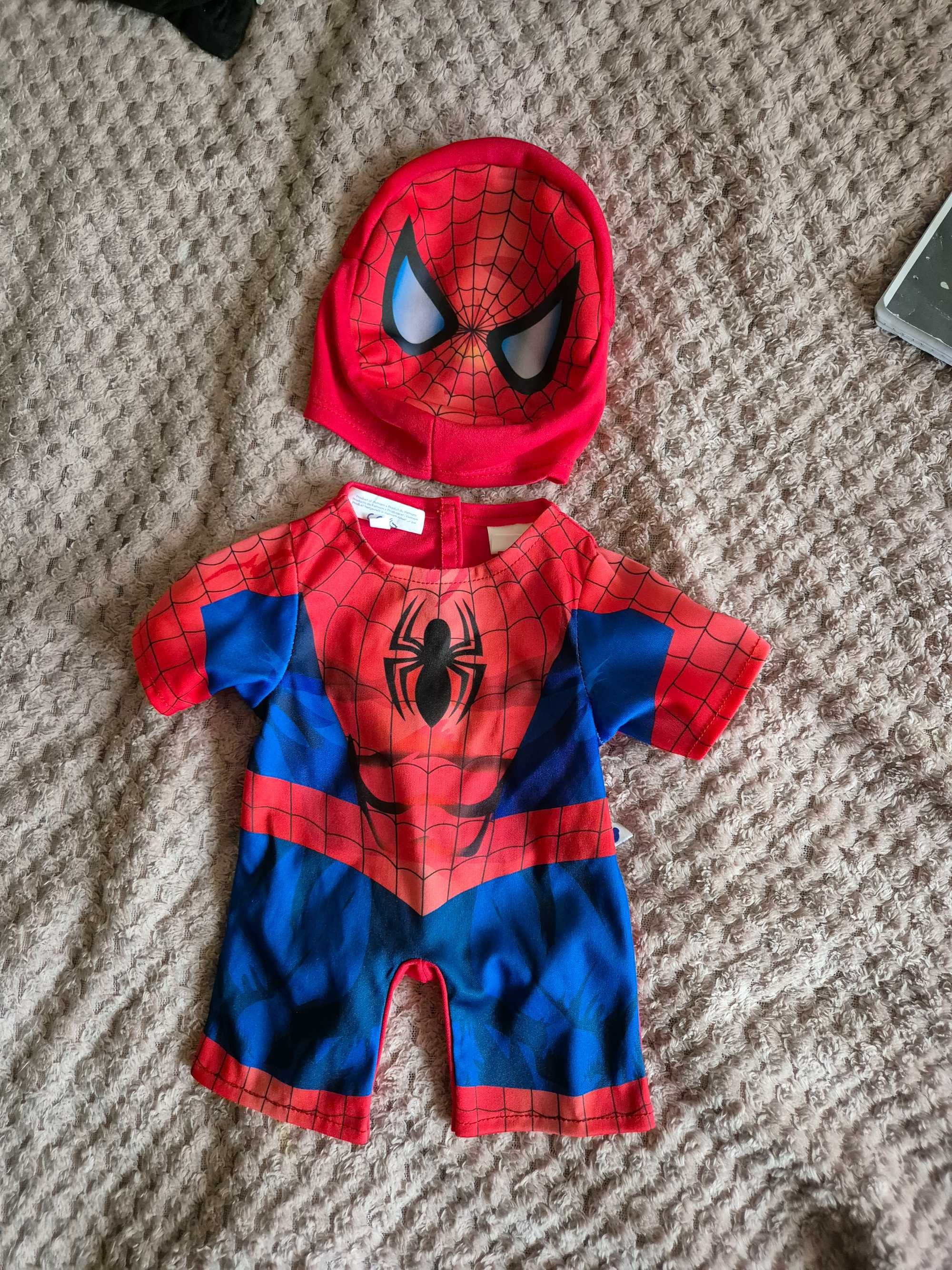Kostium Spiderman dla maskotki misia Build A Bear strój ubranko
