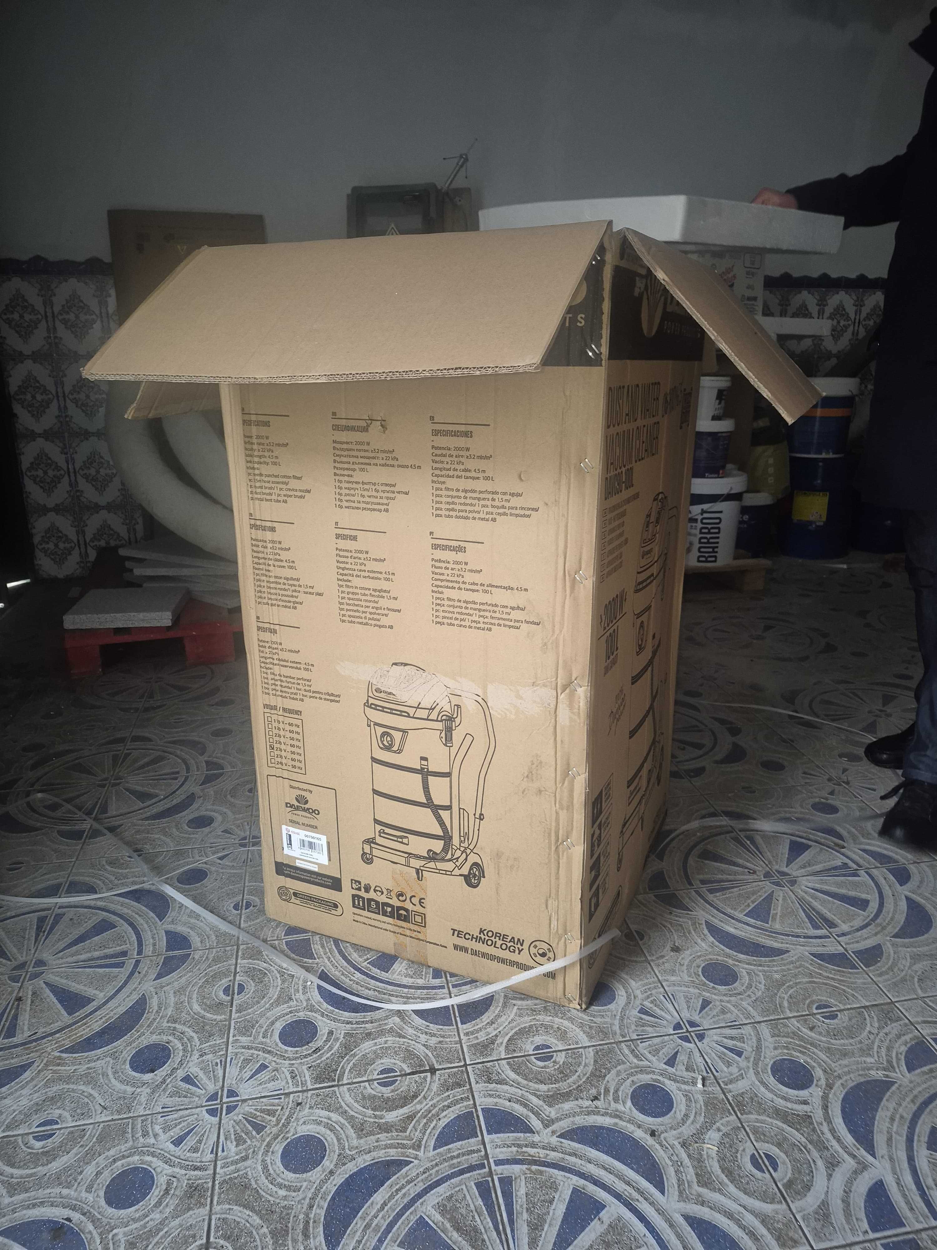 Aspirador Industrial Daewoo DAVC 90-100L - Novo!