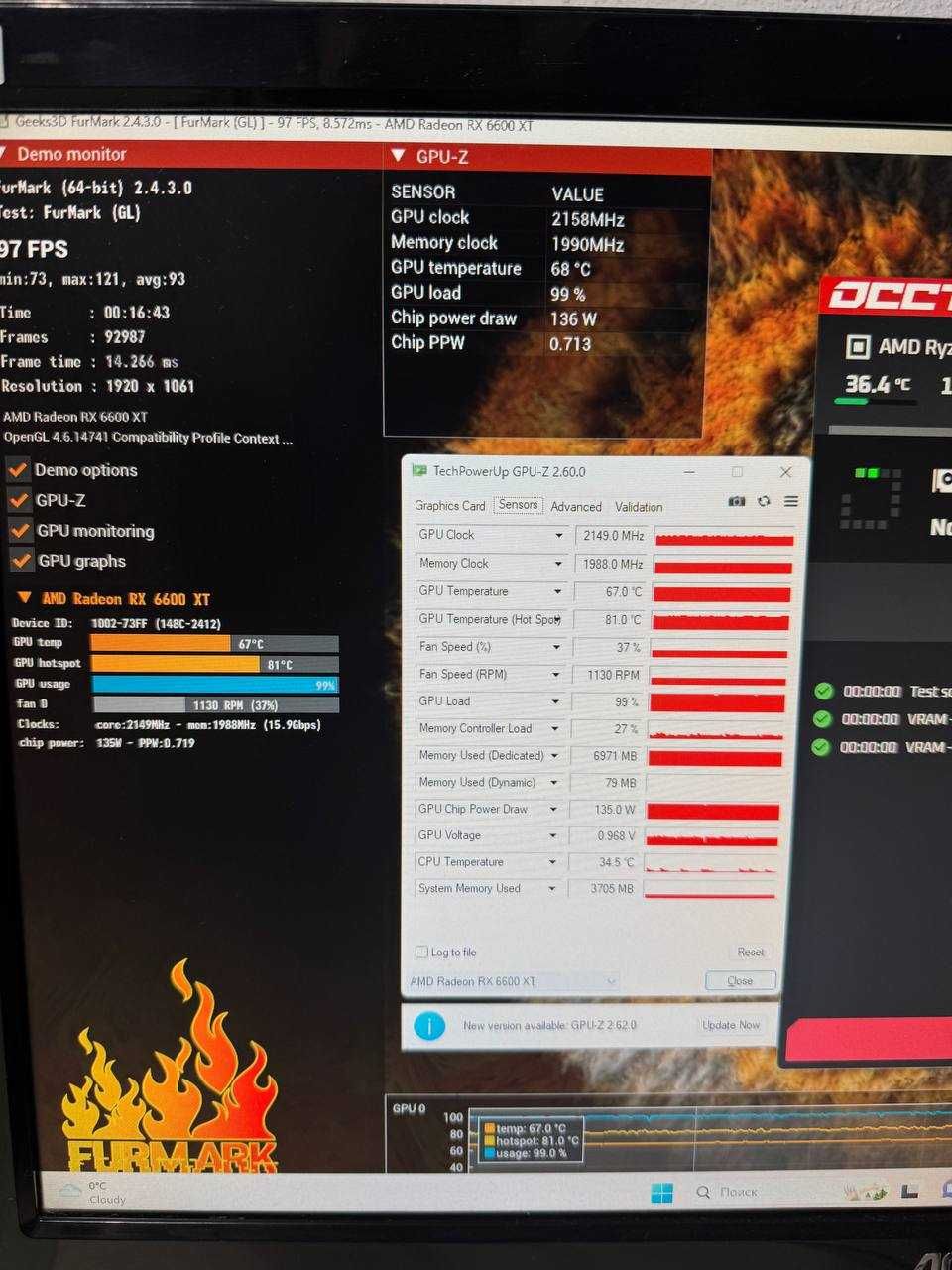 Відеокарта PowerColor HellHound RX 6600 XT 8Gb GDDR6 128bit KLAVAcomp