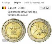 Moeda 2€, Bélgica 2008