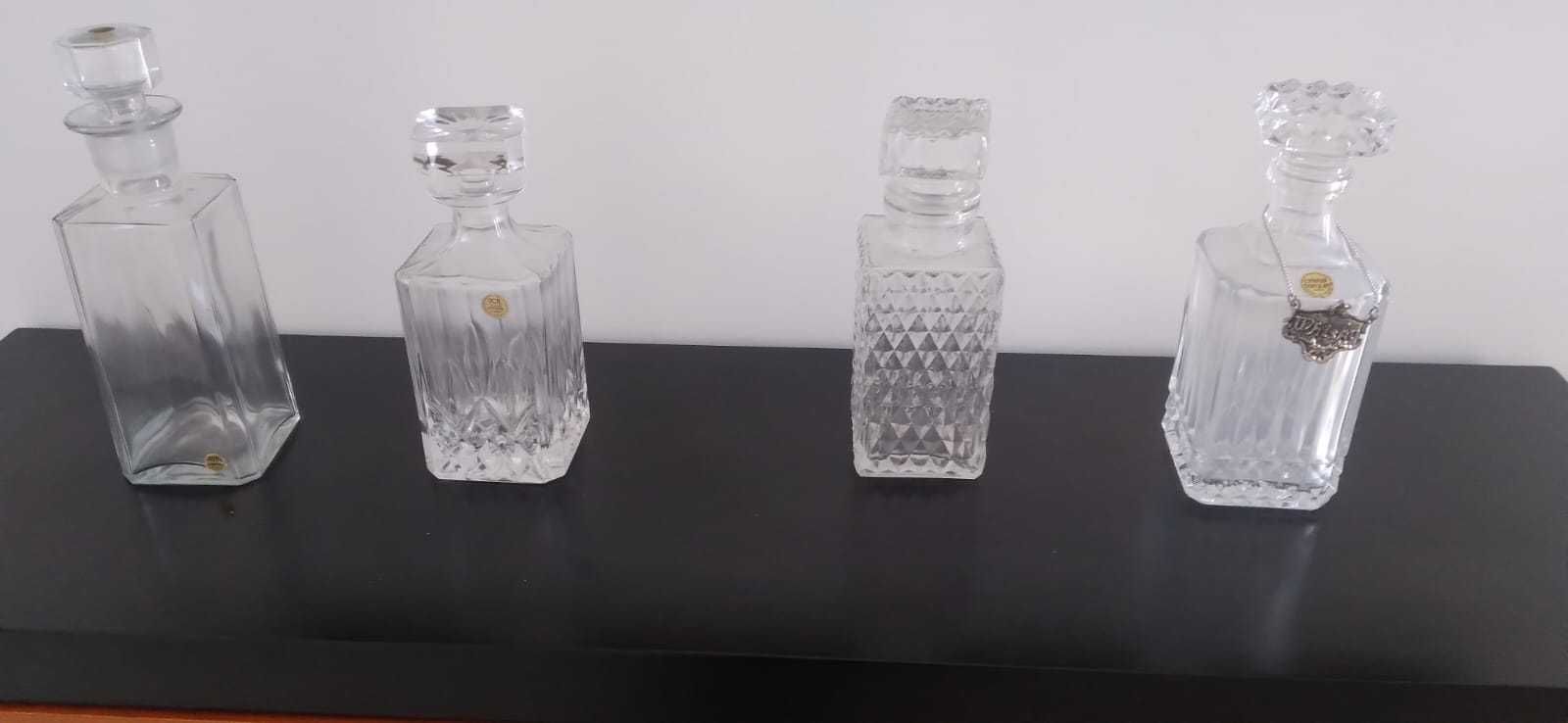 Garrafas de cristal