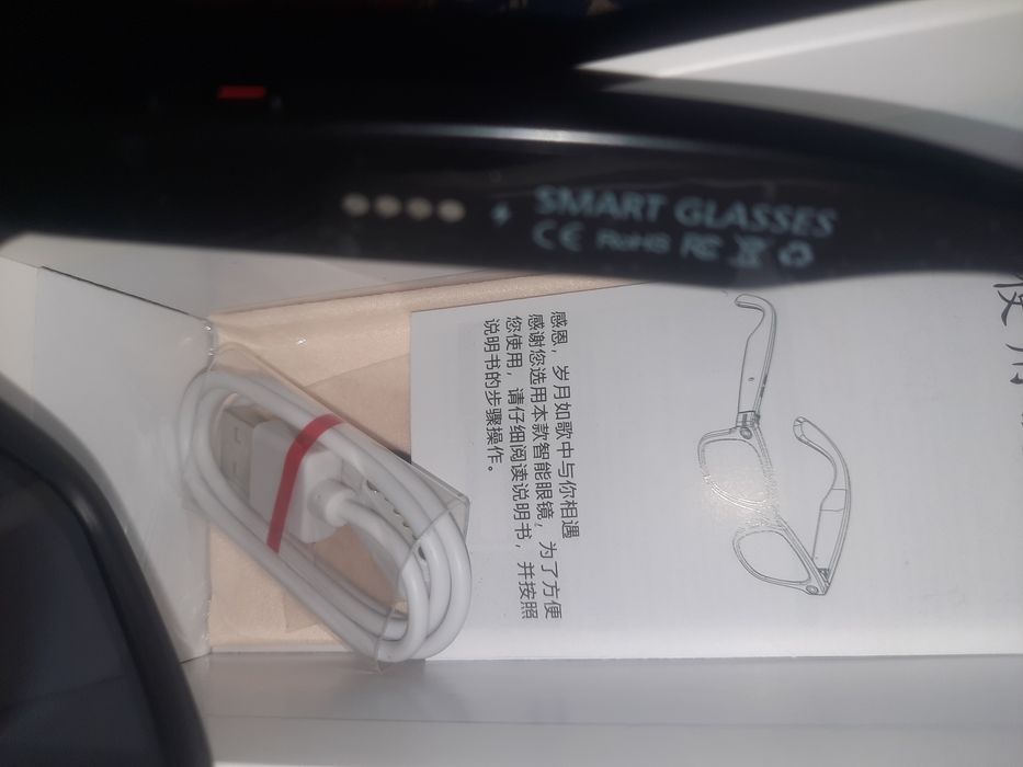 Гарнитура блютуз умные очки с ии, розумні окуляри, смарт окуляри