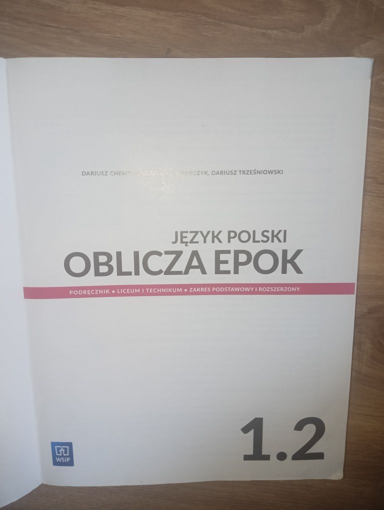 Książka do języka polskiego klasa 1/2
