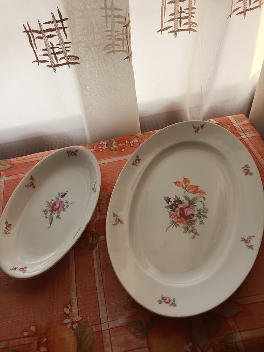 Блюдо,вінтаж, Мейненський букет, Чехословаччина