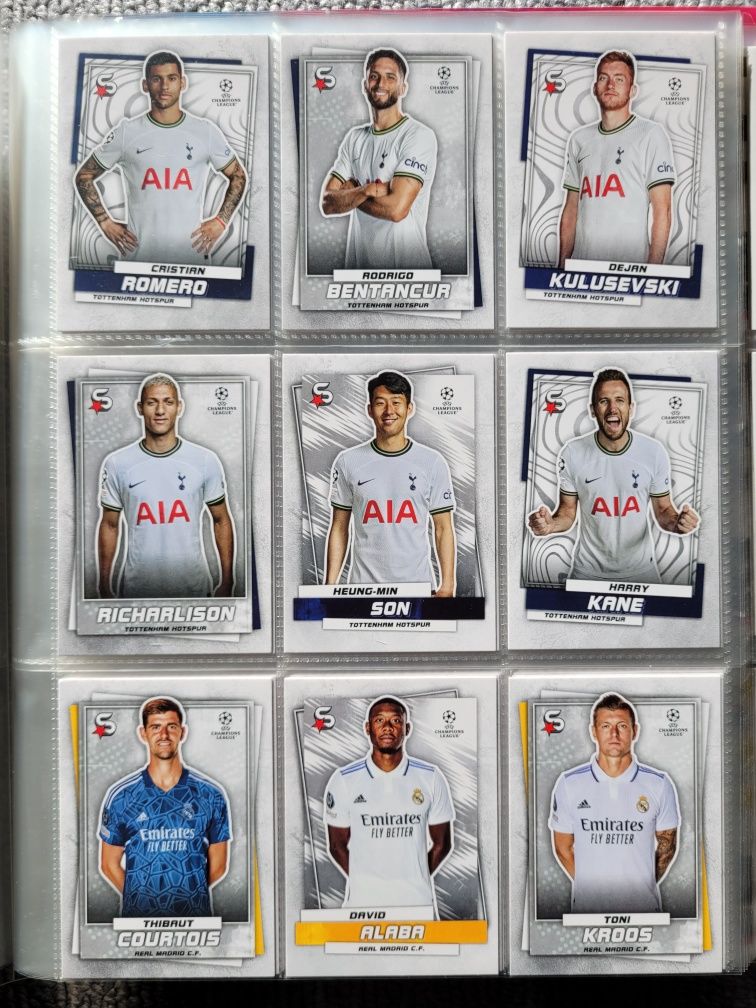 Lote Cartas Superstars Topps