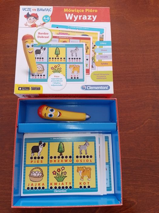 Gra edukacyjna Mówiące pióro wyrazy