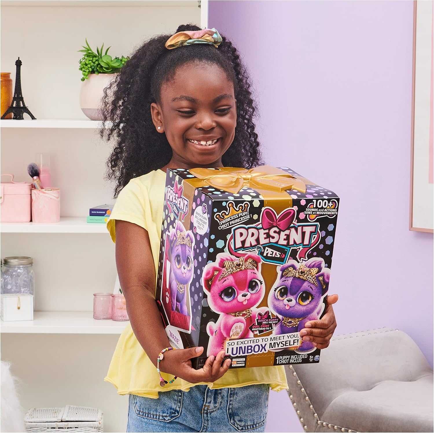 Інтерактивне цуценя сюрприз Райдужна Фея Present Pets Princess Puppy