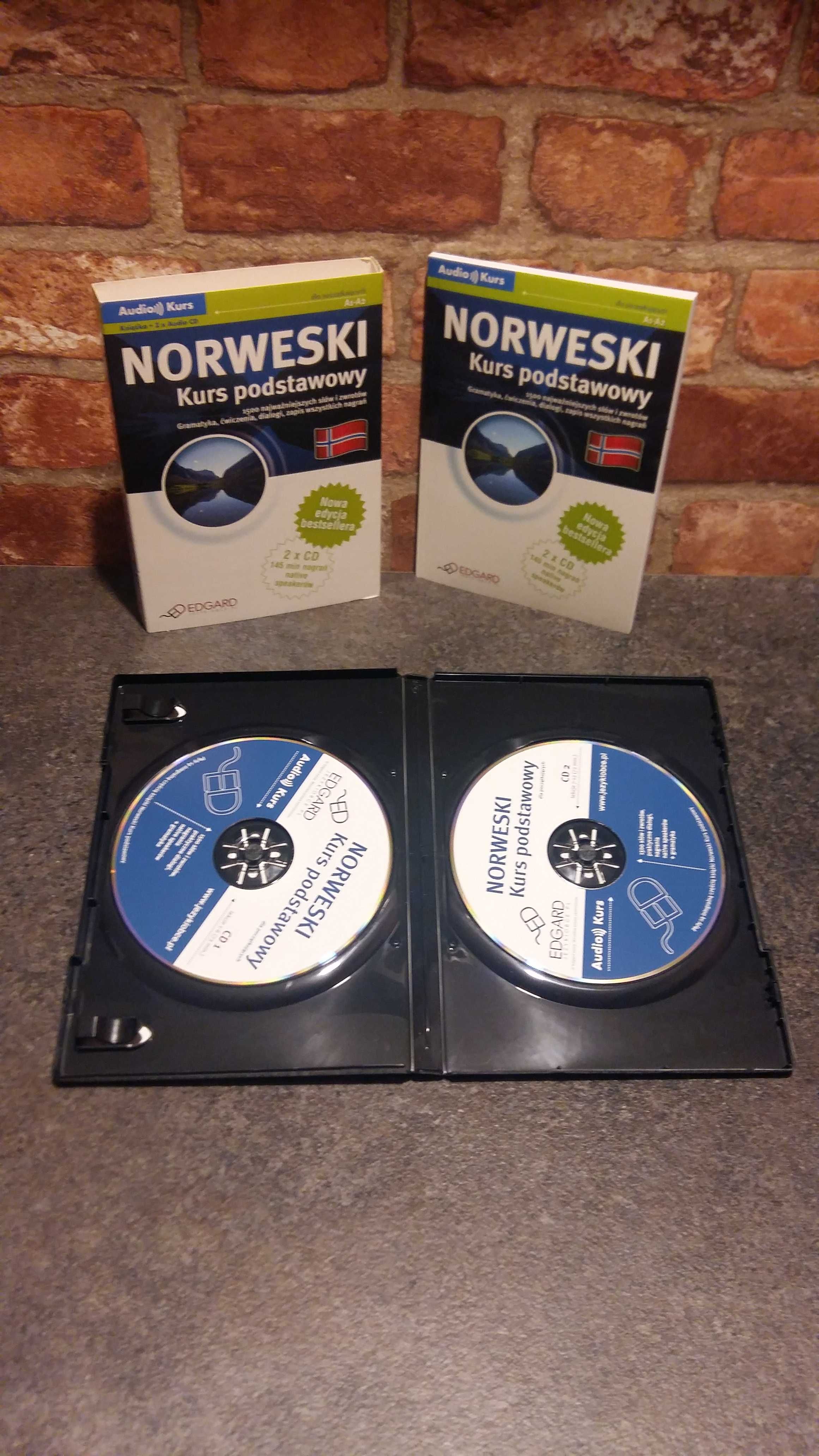 Kurs języka norweskiego - zestaw książka + 2×CD (audiokurs)