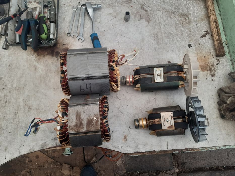 Ремонт та перемотка бензогенераторів електродвигунів