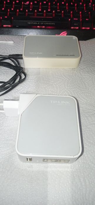 Red wireless e switch tp-link modelo nas fotos