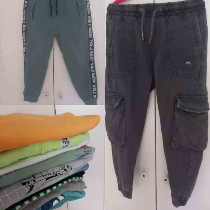 Paka markowych ubranek dla chłopca r 122/128