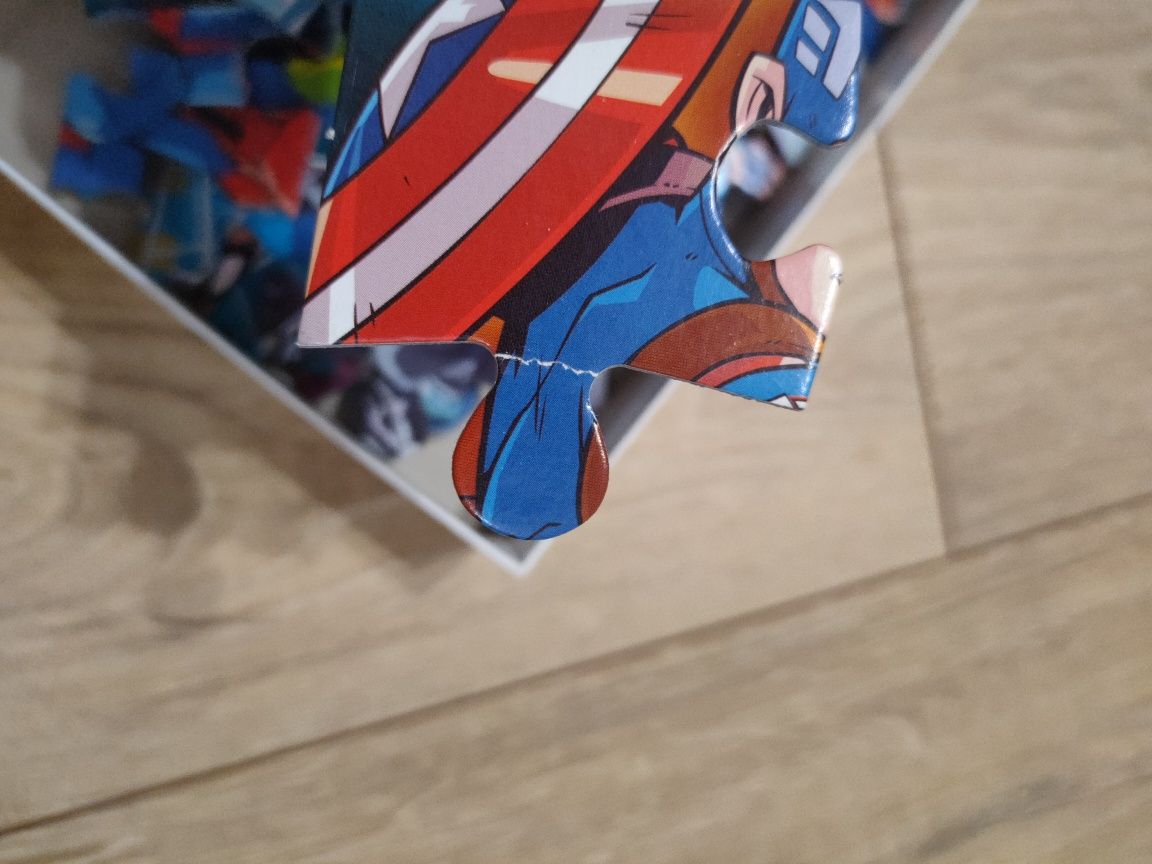 Puzzle superbohaterowie Marvel 6 zestawów