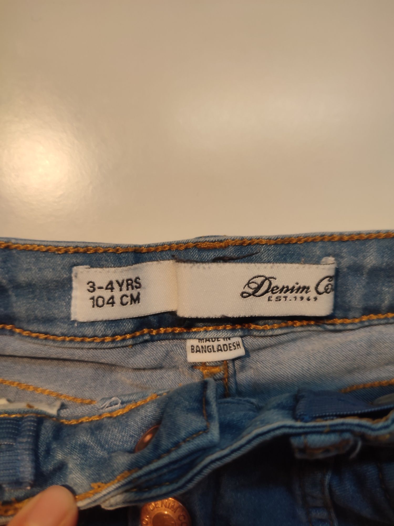 Spódniczka jeansowa 104cm Denim