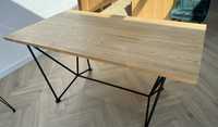 Stół dębowy z litego drewna 160x90