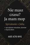 Oferuję sprzątanie na terenie Torunia