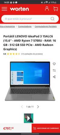 Lenovo ideapad 3 16gRam I7 + s20plus