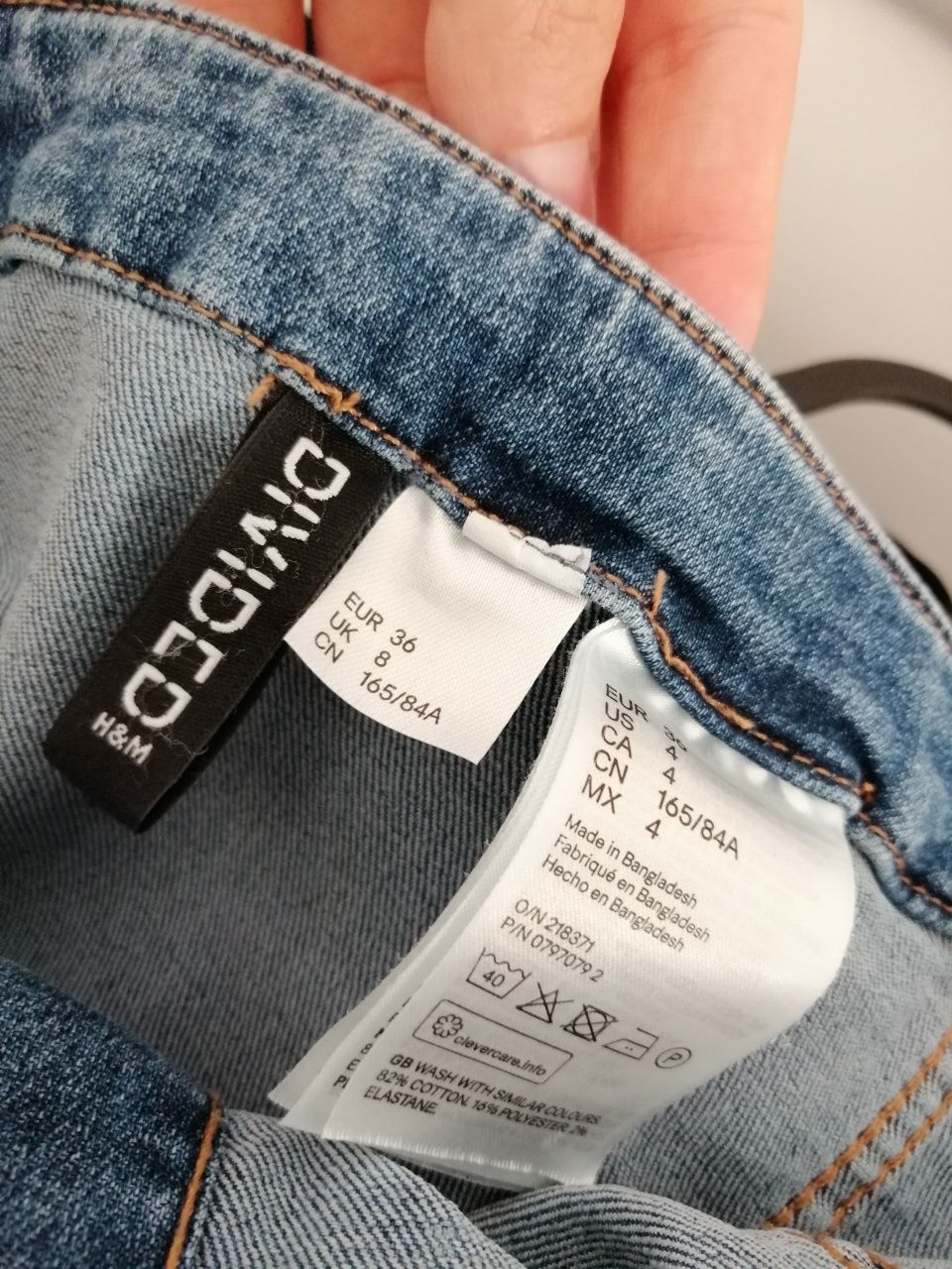 Sukienka H&M szmizjerka jeans