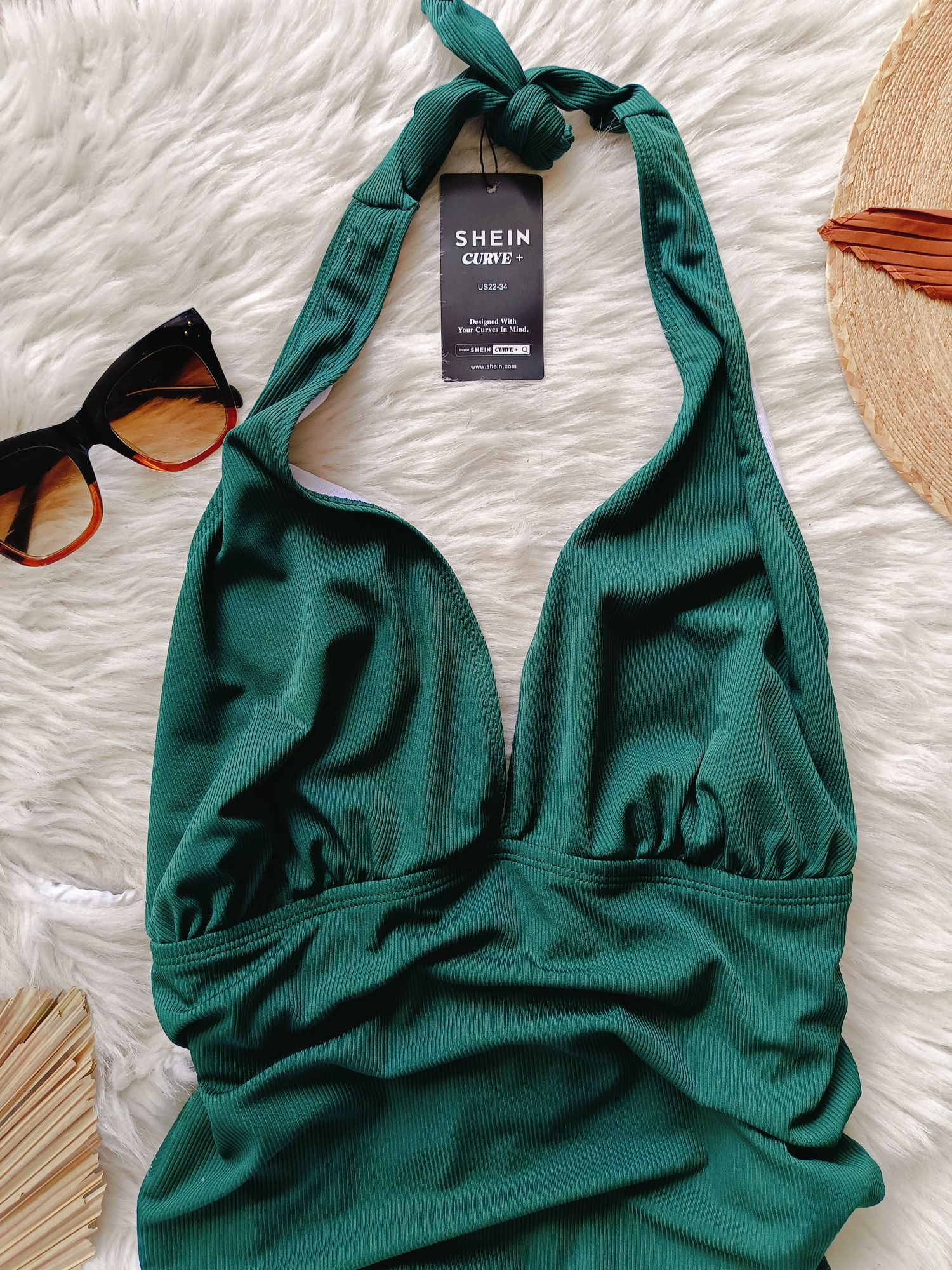 Kostium kąpielowy jednoczęściowy plus size