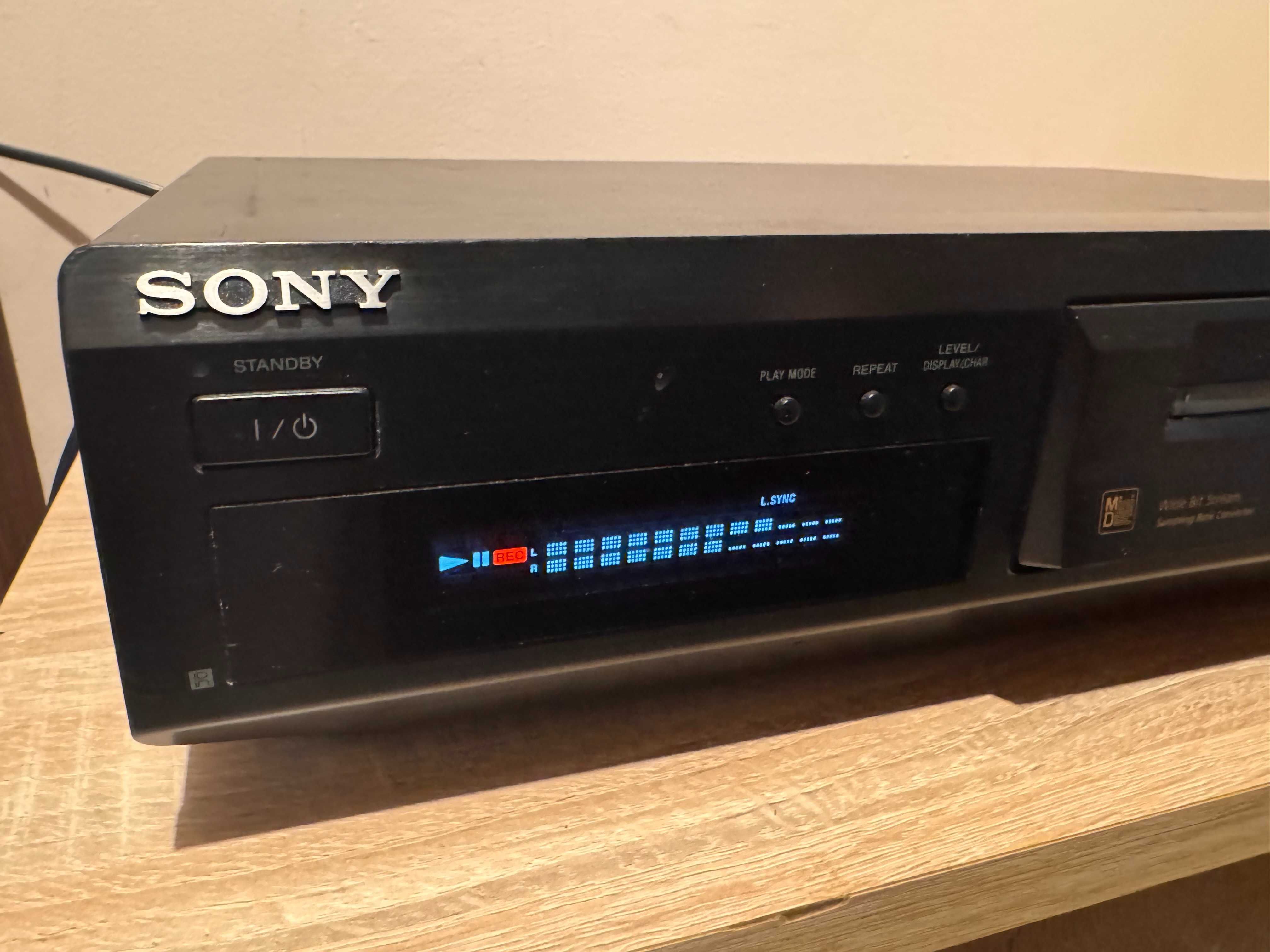 Mini Disc Sony MDS-JE330 z opcją nagrywania
