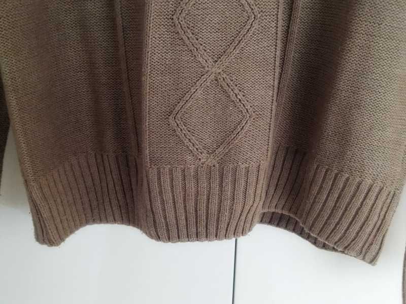 Męski sweter CARRY beżowy rozmiar XL