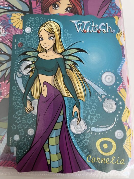 Karteczka witch a6 brokatowa