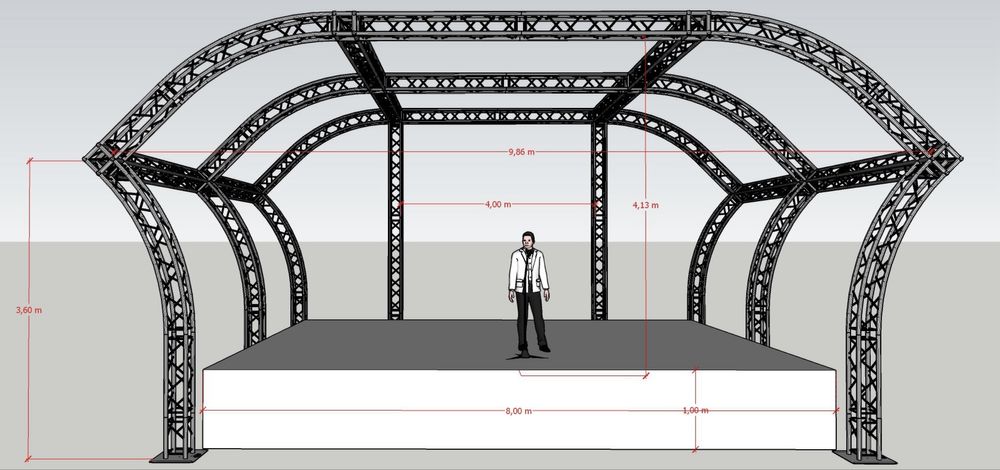 Оренда сцени, прокат сцени, сцена Львів, ферма, подіум, сцена