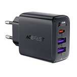 Ładowarka Acefast A57 Pd 35w GaN 2 x Usb-a + Usb-c z 3 portami - czarn