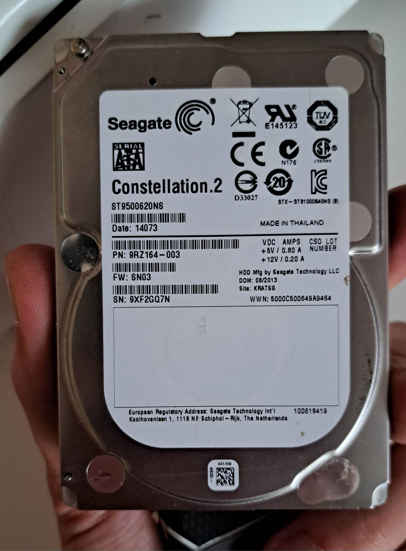 Жёсткий диск для ПК Seagate HDD 500 Gb