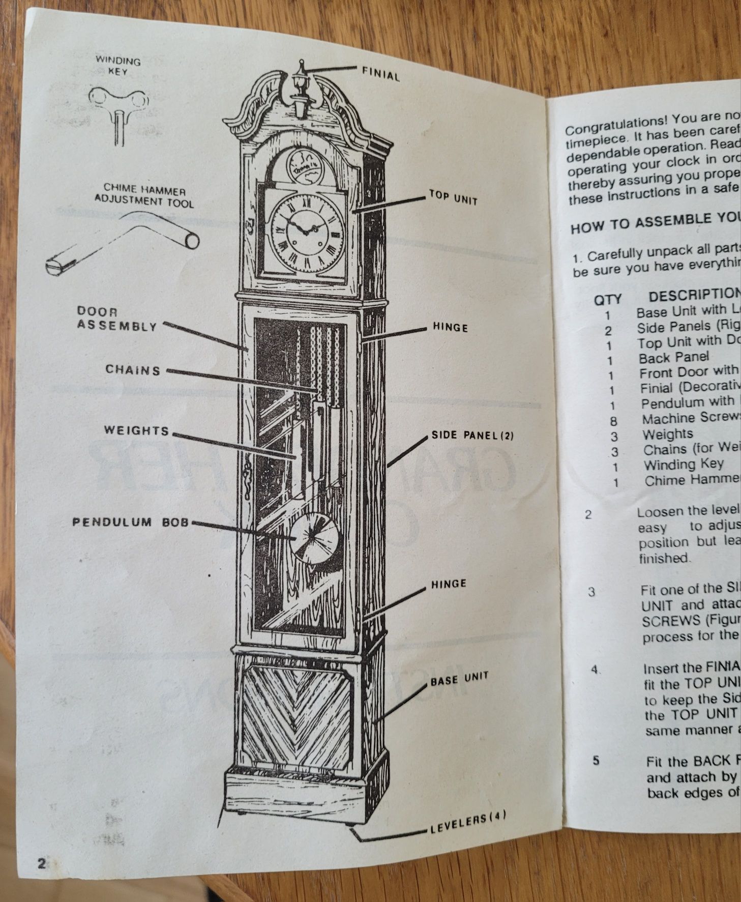 Часы напольные с боем grandfather clock