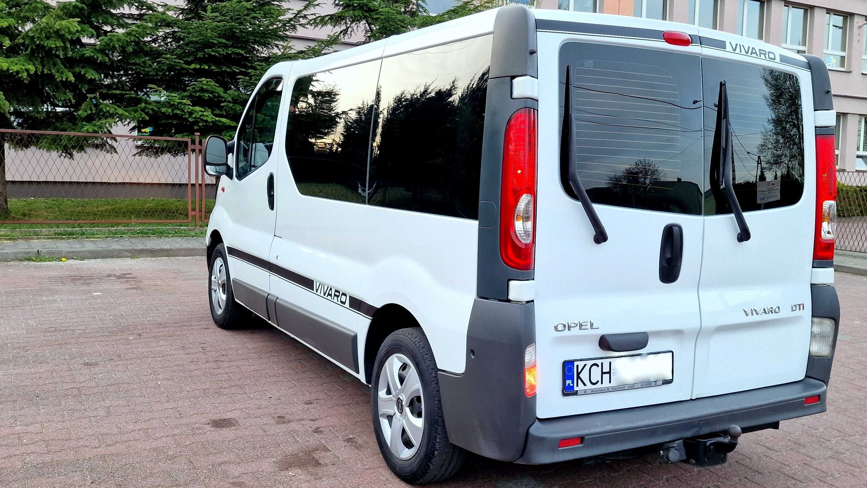 Vivaro 2.0/115KM 9 osobowe + klimatyzacja, zadbany