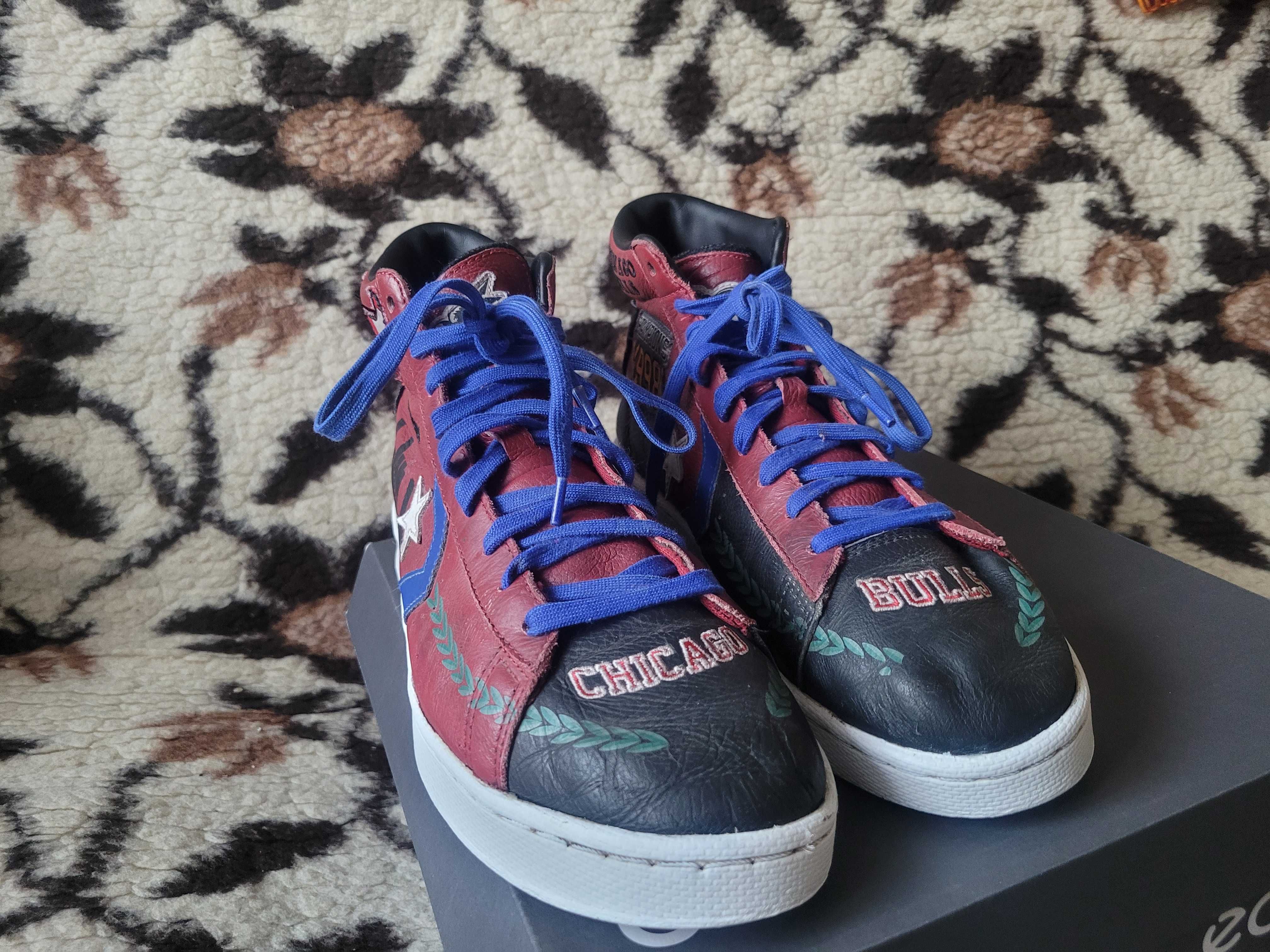 Ekstra trampki Converse xChinatown Chicago Bulls Cham wkł.27,5cm skóra