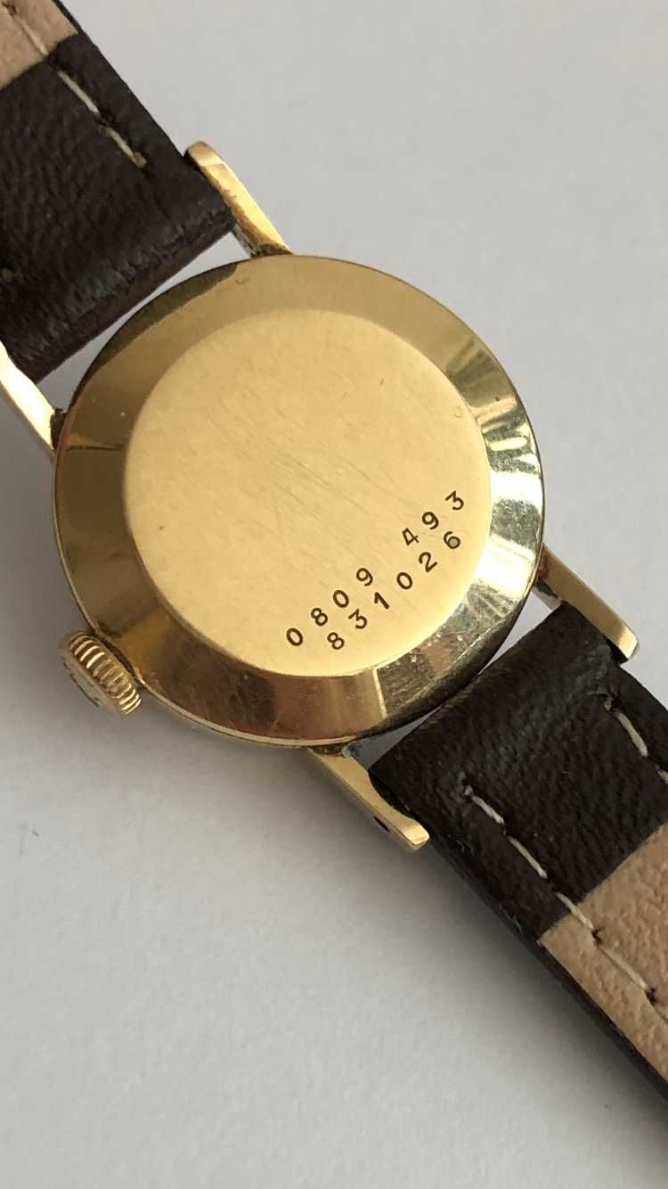 Certina, złoto 14K, piękny zegarek damski, klejnot na nadgarstku SUPER