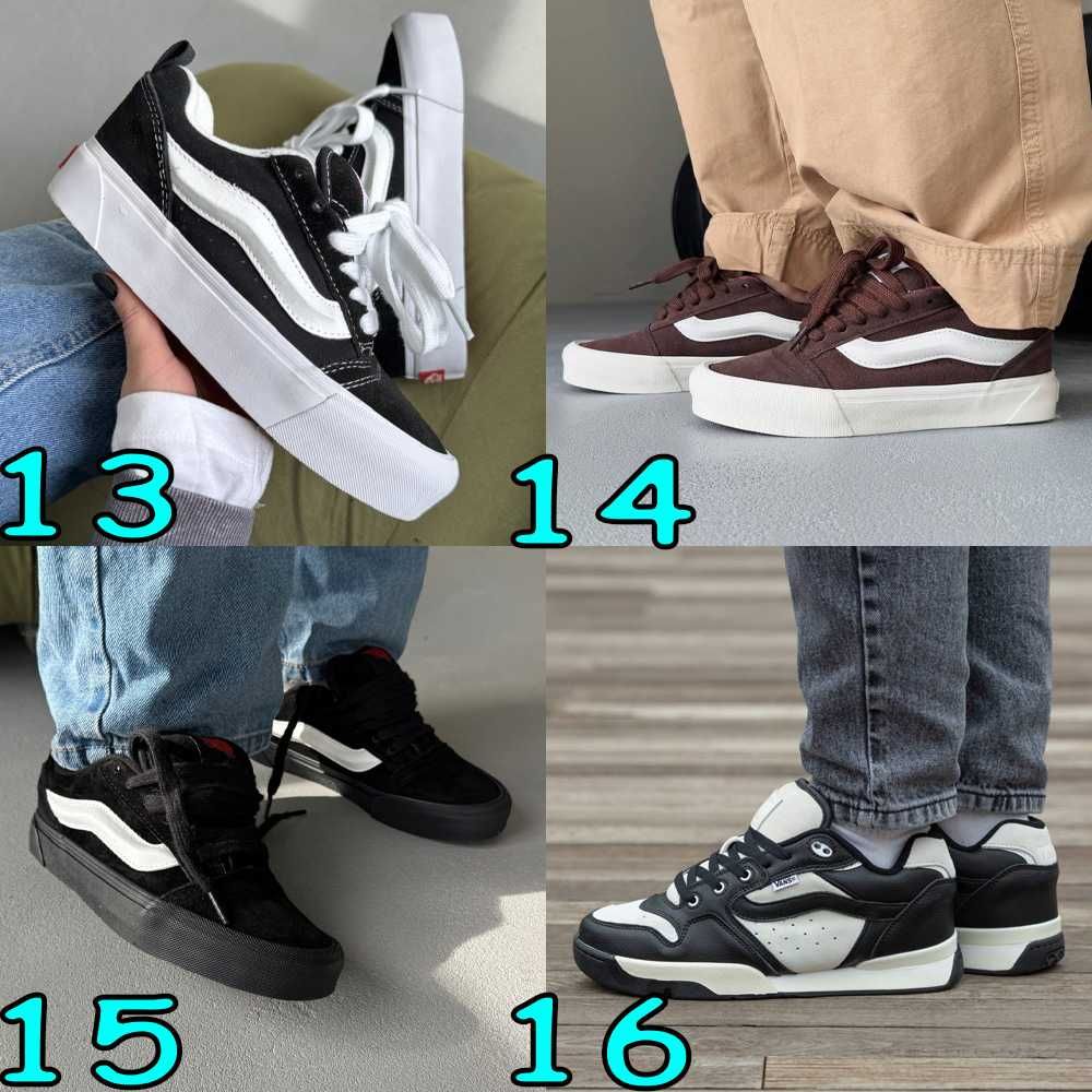БЕЗ ПЕРЕДПЛАТ‼️Кросівки Vans Knu,Old Skool,Dime Rowley/Унісекс, 36-45