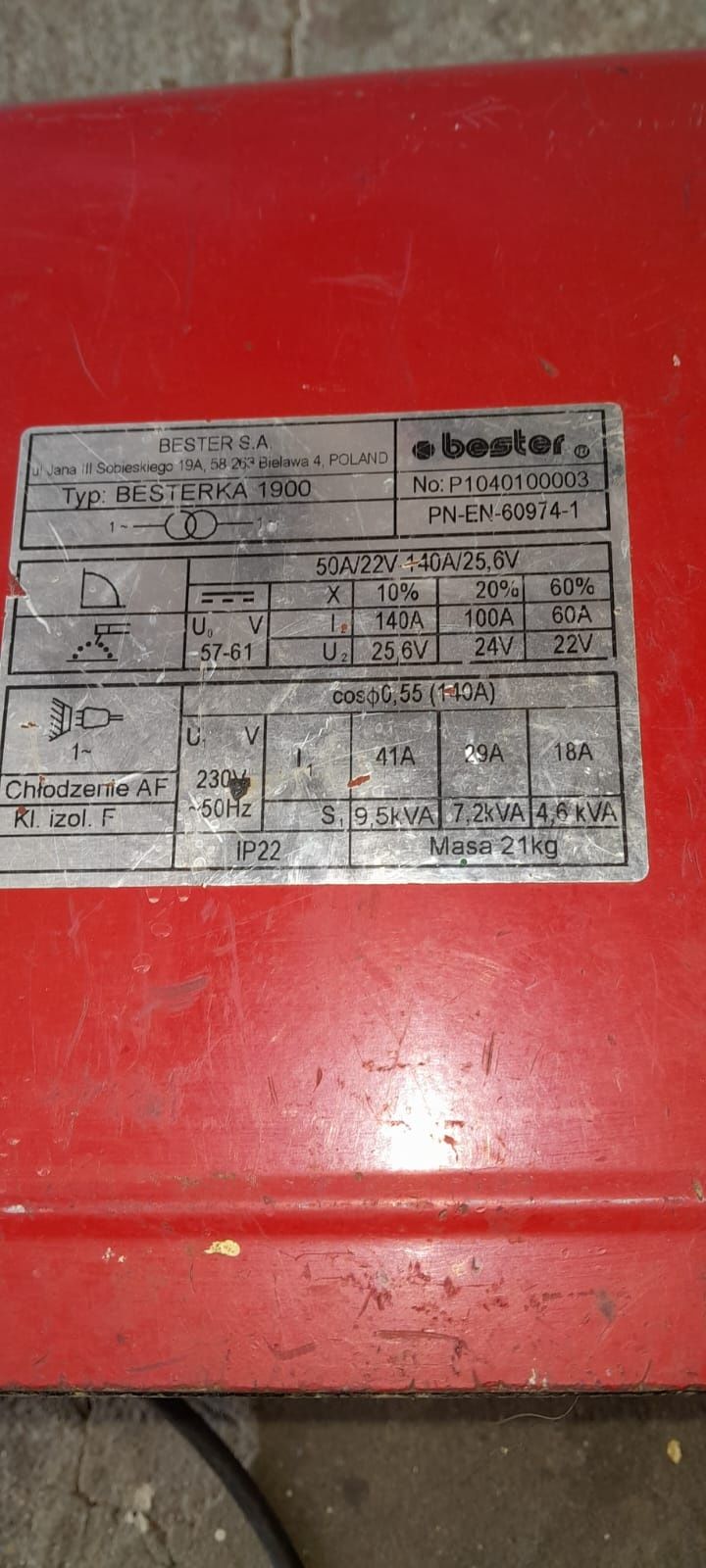 Spawarka transformatorowa 140A